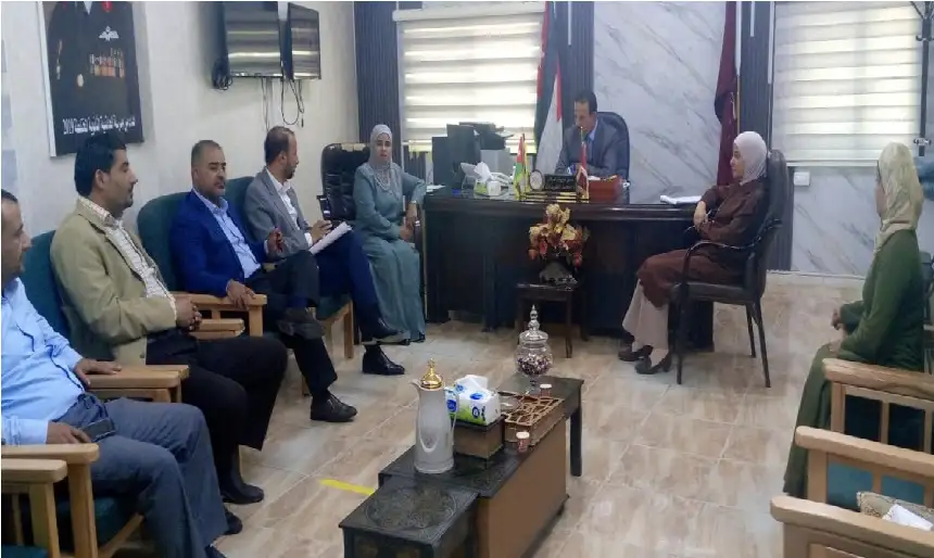 العبيدات يترأس اجتماع فريق تطوير مديرية