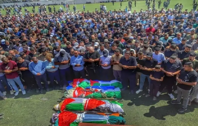 طوباس.. تشييع جثامين 4 شهداء في
