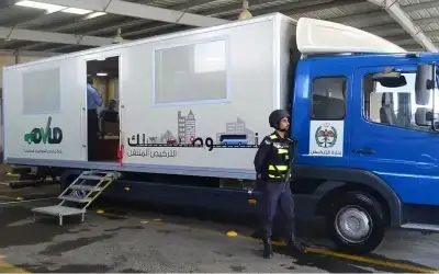 الترخيص المتنقل في الأزرق الأحد والاثنين