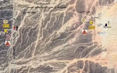 بدء العمل بتوسعة طريق معان -الشيدية