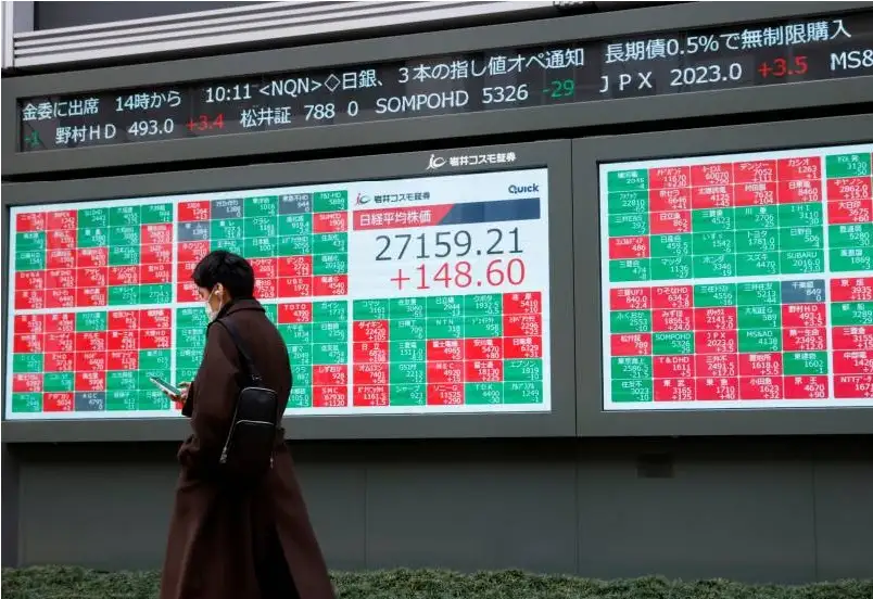 نيكاي الياباني يتراجع بعد ارتفاع الين..