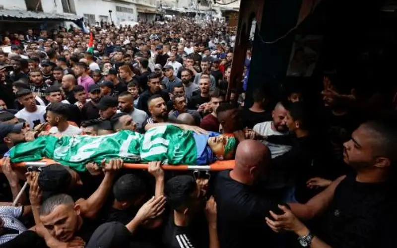 جنين تشيع جثامين 8 شهداء قتلوا