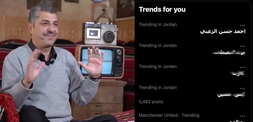 احمد حسن الزعبي يتصدر قائمة الاكثر