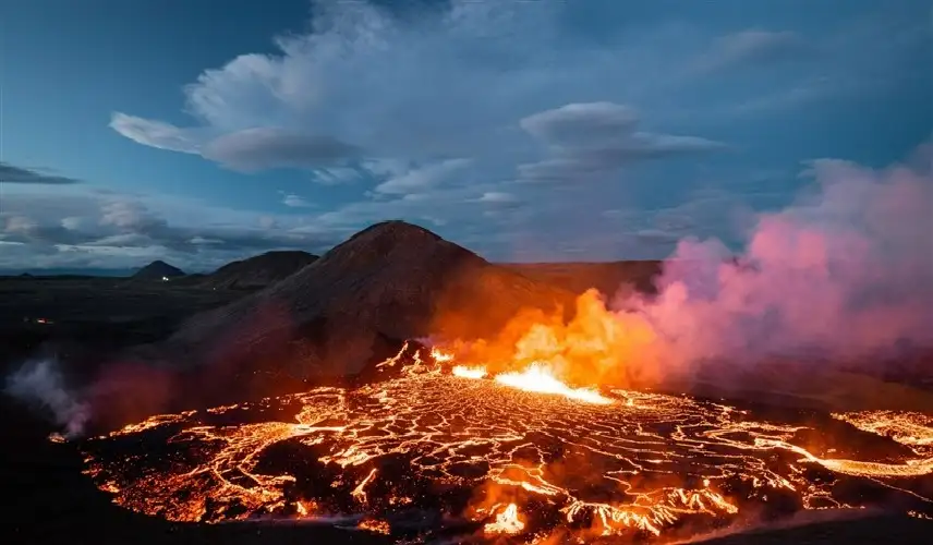 بعد 14 يوما.. انتهاء أكبر ثوران