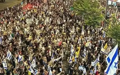 400 ألف إسرائيلي يتظاهرون في تل