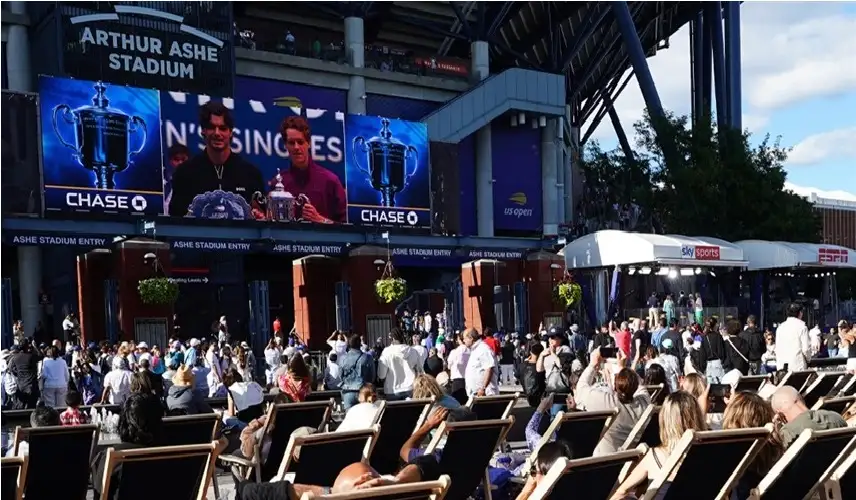 مليون مشجع تابعوا أمريكا المفتوحة للتنس