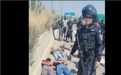 الشرطة الإسرائيلية تعتقل 13 فلسطينيا قرب