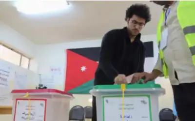 %28.2 نسبة الاقتراع حتى السادسة مساء