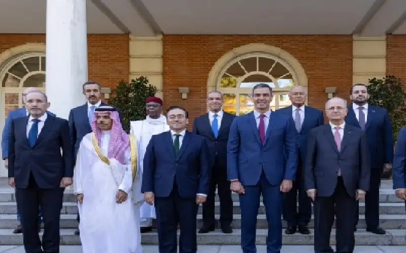 وزير الخارجية يعقد وأعضاء لجنة مكلفة