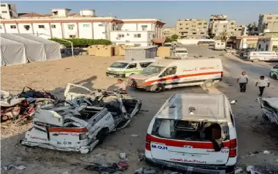 الصحة بغزة: استشهاد مسعف في سجون