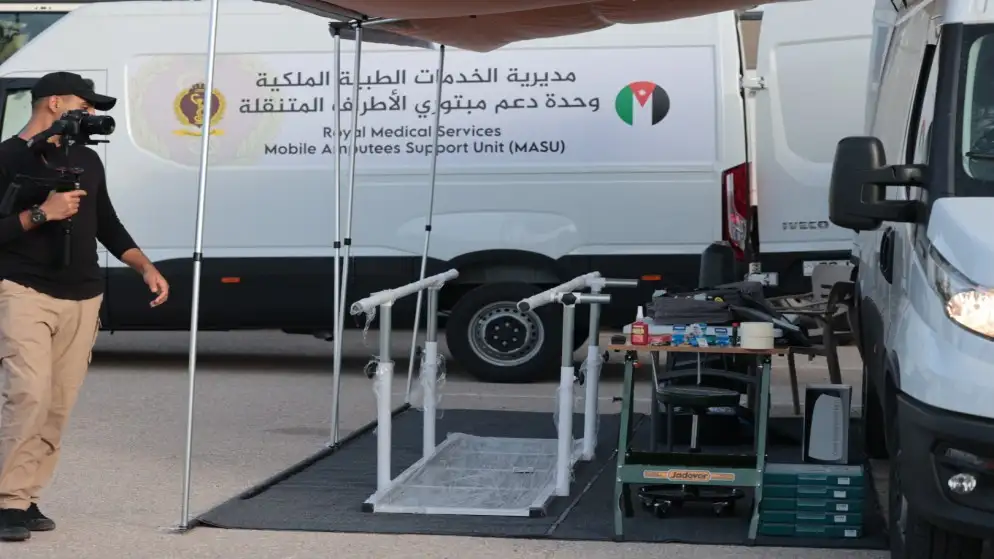 قافلة عيادات أردنية متنقلة ضمن مبادرة