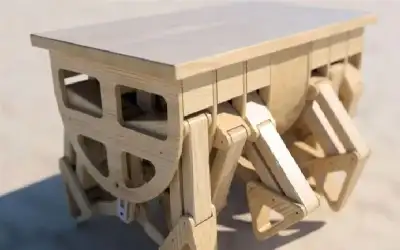 روبوت يمشي وراء صاحبه لحمل أغراضه