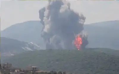 استشهاد سوري بغارة إسرائيلية جنوبي لبنان