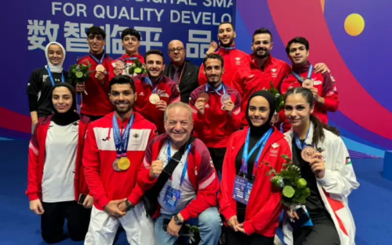 ذهبية وفضية وبرونزيتان للكراتيه في اليوم