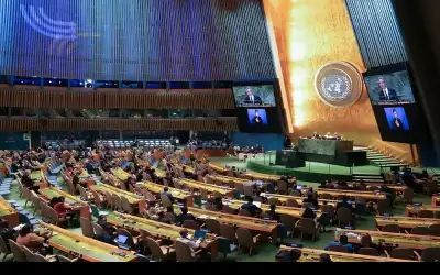 قادة العالم يجتمعون بالأمم المتحدة مع