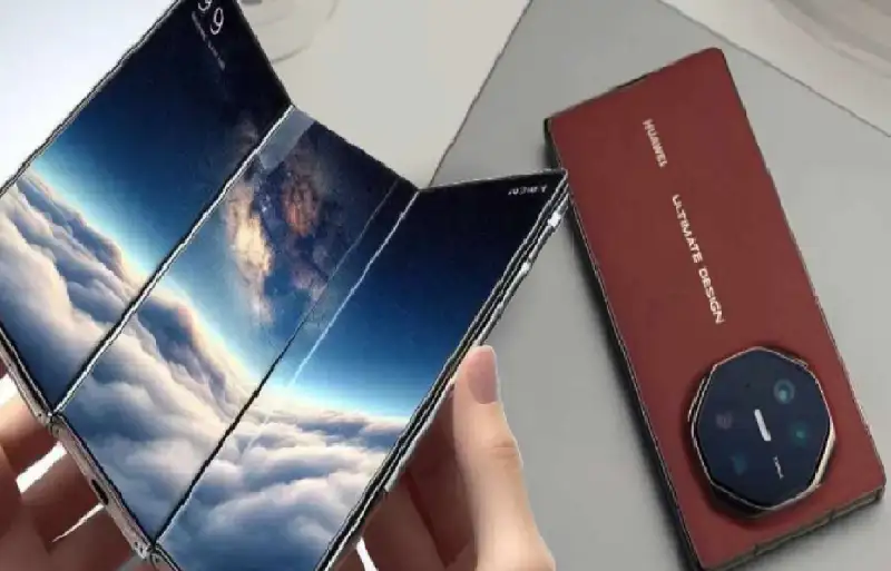 أول هاتف ثلاثي الطي في العالم