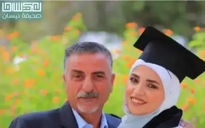 علي السليمات يبارك لشقيقه تخرج غدير