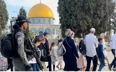 عشرات المستوطنين يقتحمون الأقصى وسط قيود