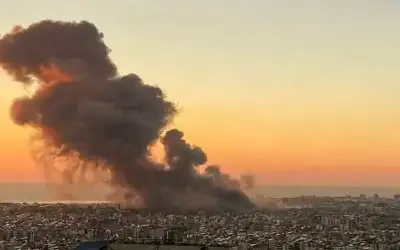 الاحتلال يعلن قصف المقر المركزي لحزب