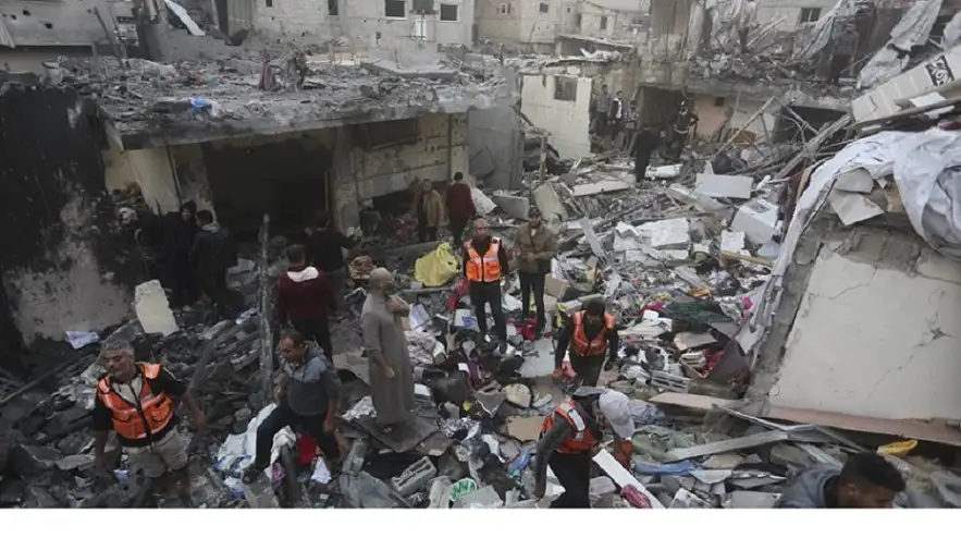 7 شهداء جراء قصف الاحتلال وسط