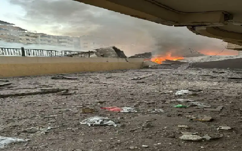 سلسلة غارات عنيفة على الضاحية الجنوبية