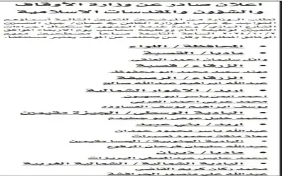 بالأسماء .. أبلغوهم بموعد مقابلاتهم لوظائف