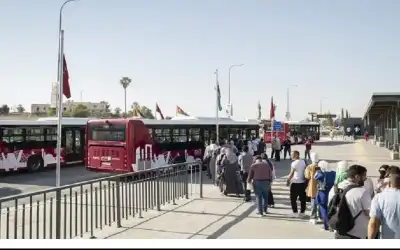 20 حافلة إضافية لخط الباص السريع