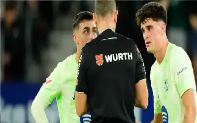 بسبب لامين يامال.. بيدري يهاجم حكم
