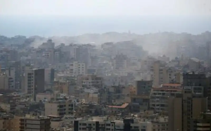 غارة على الضاحية الجنوبية لبيروت وصافرات