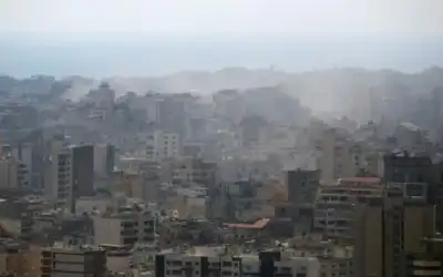غارة على الضاحية الجنوبية لبيروت وصافرات