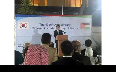السفارة الكورية في عمان تحتفل بالعيد