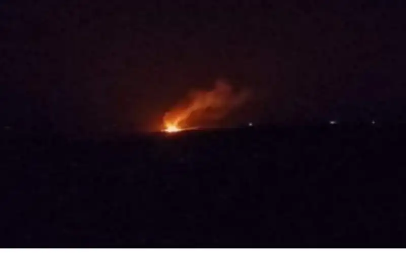 ضربات جوية اسرائيلية تستهدف مواقع عسكرية