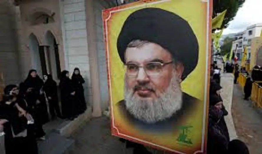 إعلام عبري: مجهول صافح نصر الله