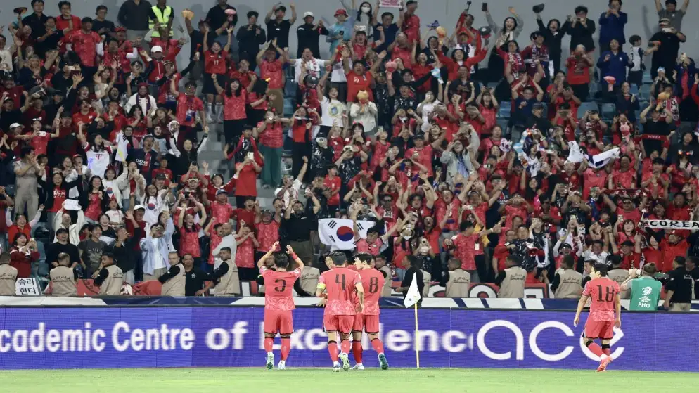 فوز كوريا الجنوبية بهدفين دون رد