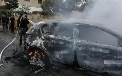 شهيدان في قصف الاحتلال لمركبة قرب