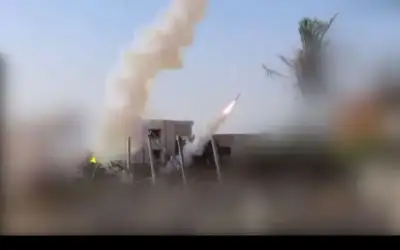رشقة صاروخية صوب حيفا وتسلل مسلحين