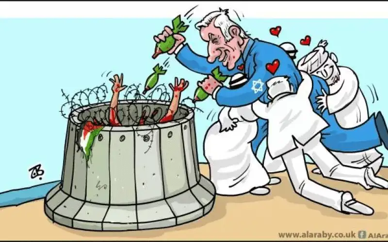 الصهيانة يمدون أقدامهم بأحضاننا .. ولا