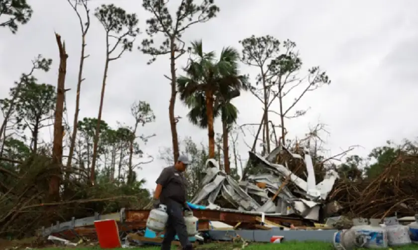 بايدن: خسائر اعصار ميلتون تقدر بـ