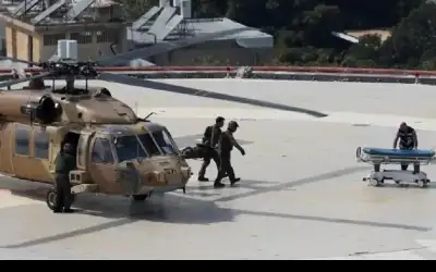 حدث صعب .. مروحيات إسرائيلية تهبط