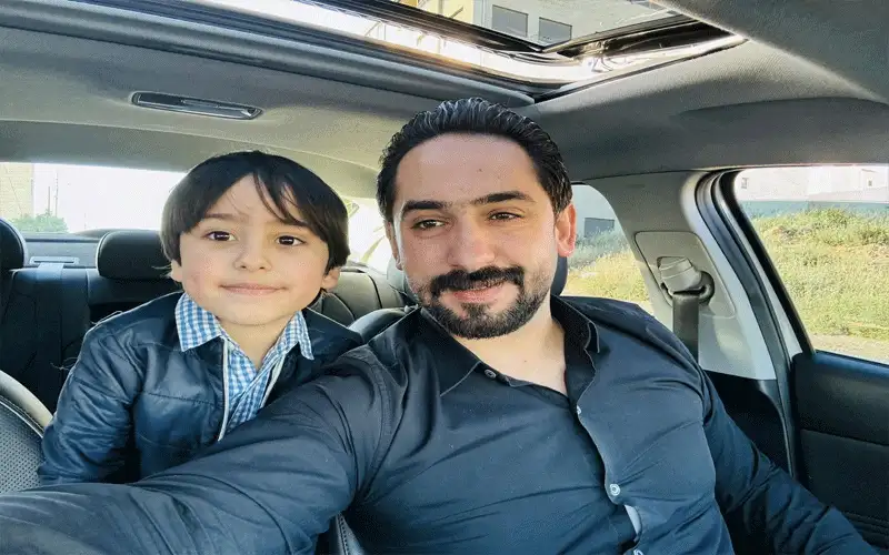 الفاعوري موصيا نجله عماد بالحب والعناد