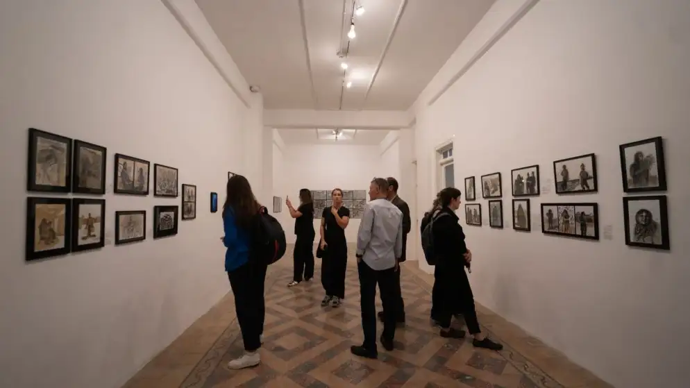 افتتاح معرض لفنانين تشكيليين من غزة