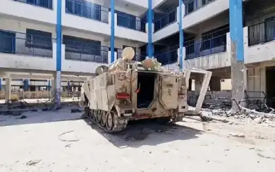 الاحتلال يقصف مدارس الأونروا في جباليا