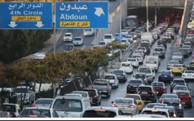 تصادم 8 مركبات داخل نفق الرابع