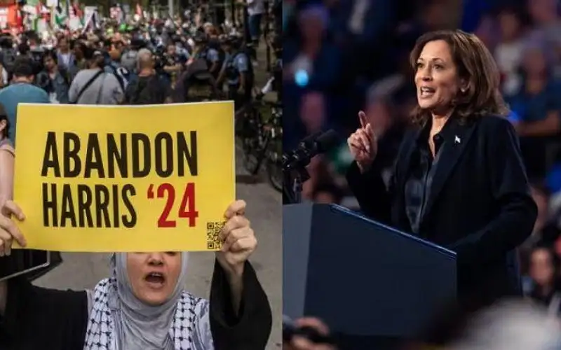 بسبب غزة.. هاريس تنزف في الولايات