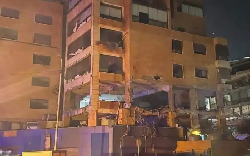 طائرات الاحتلال تستهدف مكتب قناة الميادين