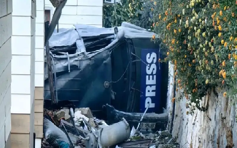 استشهاد 3 صحفيين بعدوان إسرائيلي على