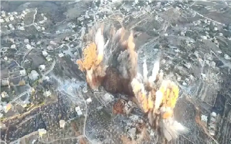 خبير يحذر: التفجيرات الإسرائيلية قد تؤدي