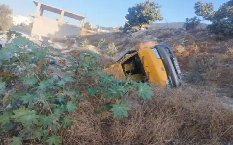 21 إصابة بتدهور حافلة مدرسية في