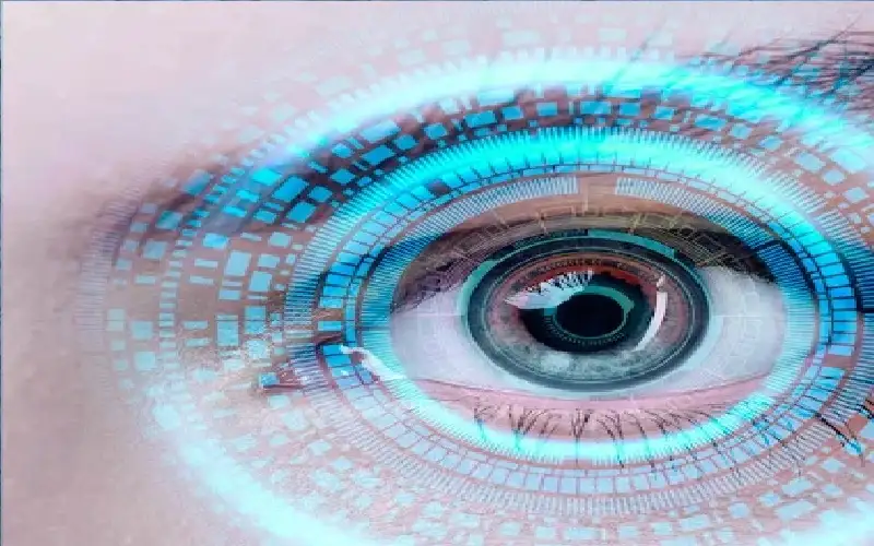 العينان تتحركان حتى وقت التحديق في