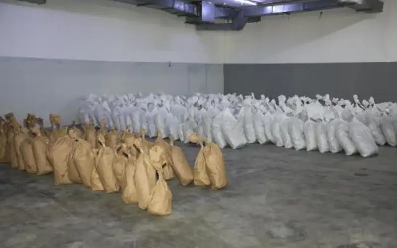 مديرية الأمن العام تتلف كميات كبيرة